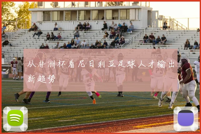 从非洲杯看尼日利亚足球人才输出新趋势